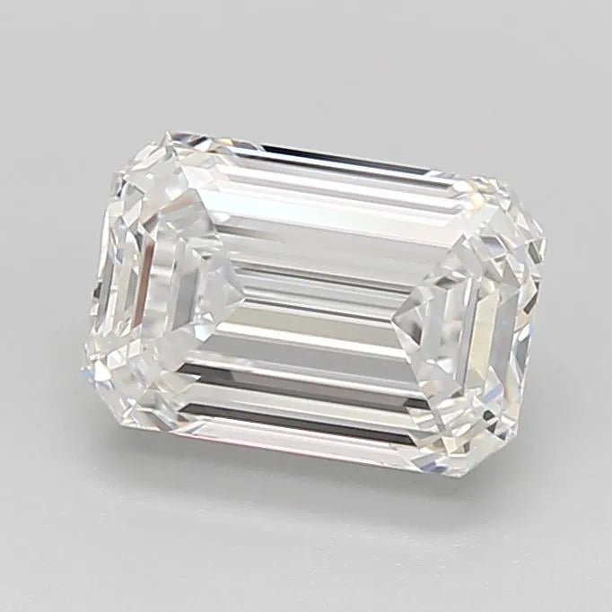 2.51ct Emerald Lab Grown Diamond (Colour D, Clarity IF, Cut EX, IGI Certified)