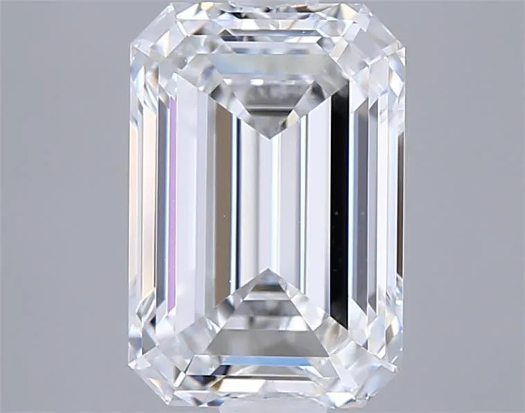 2.51ct Emerald Lab Grown Diamond (Colour E, Clarity VVS1, GIA Certified)