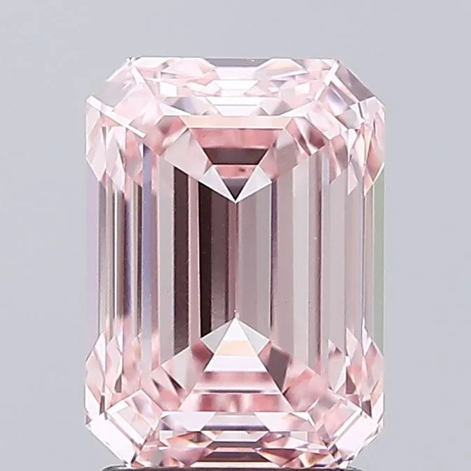2.51ct Emerald Lab Grown Diamond (Colour Fancy Intense Pink, Clarity VVS2, IGI Certified)