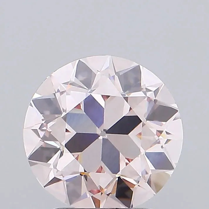 2.51ct European cut Lab Grown Diamond (Colour Fancy Light Brownish Pink, Clarity VVS2, IGI Certified)