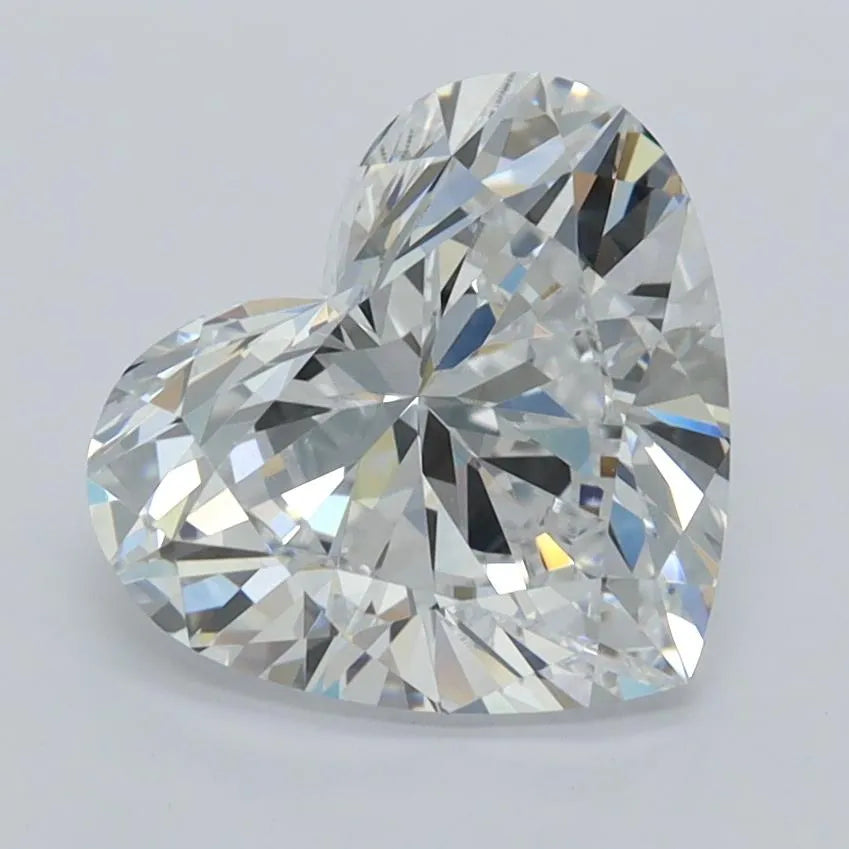 2.51ct Heart Lab Grown Diamond (Colour D, Clarity VVS1, IGI Certified)