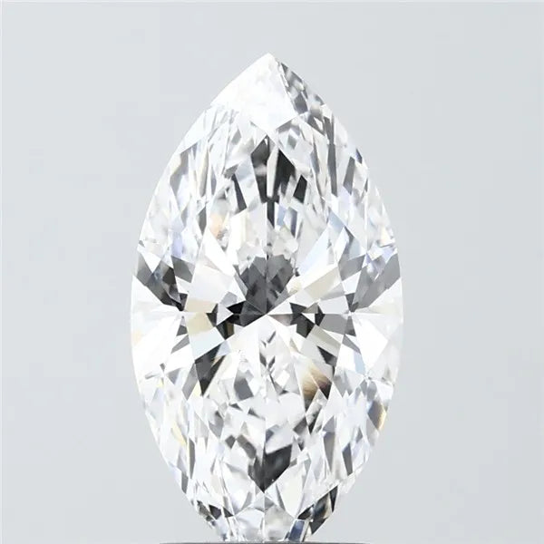 2.51ct Marquise Lab Grown Diamond (Colour D, Clarity VVS2, IGI Certified)