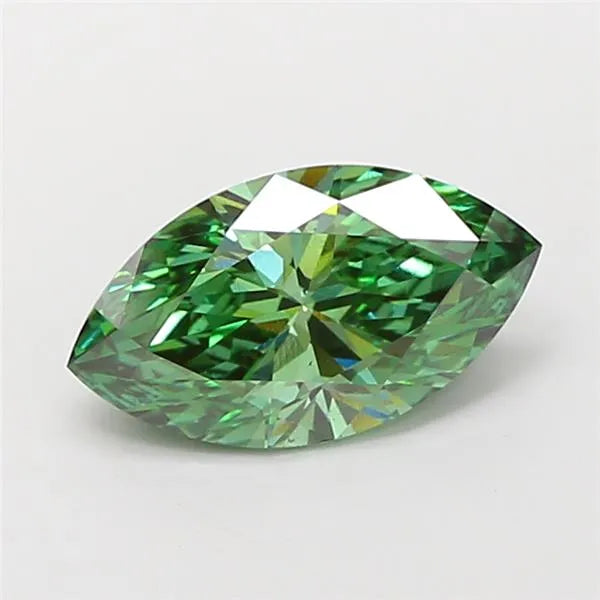2.51ct Marquise Lab Grown Diamond (Colour Fancy Vivid Green, Clarity VS2, IGI Certified)
