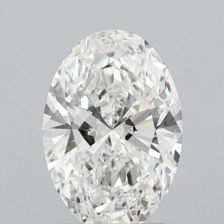 2.51ct Oval Lab Grown Diamond (Colour F, Clarity VVS2, IGI Certified)