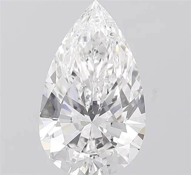 2.51ct Pear Lab Grown Diamond (Colour D, Clarity VVS2, IGI Certified)