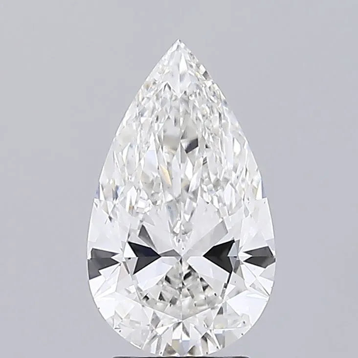 2.51ct Pear Lab Grown Diamond (Colour F, Clarity VS2, IGI Certified)
