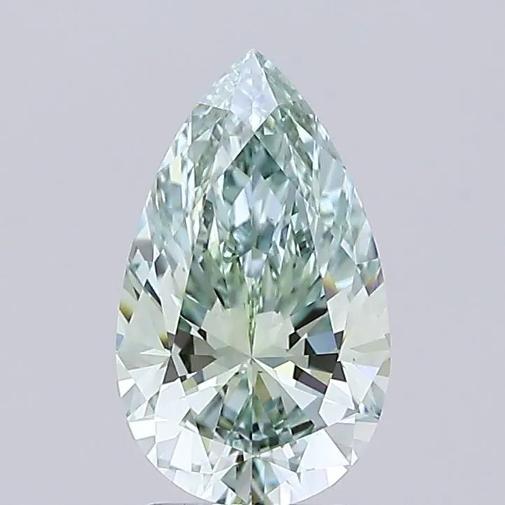 2.51ct Pear Lab Grown Diamond (Colour Fancy Intense Green, Clarity VS1, IGI Certified)