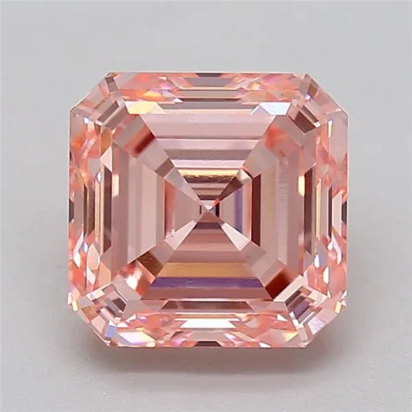 2.52ct Asscher Lab Grown Diamond (Colour Fancy Vivid Pink, Clarity VVS2, IGI Certified)