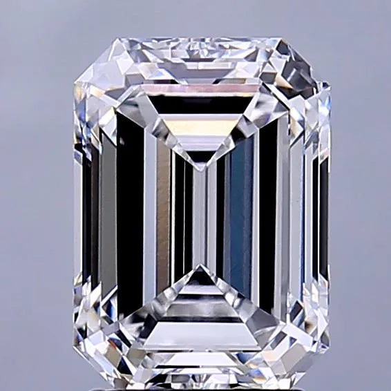 2.52ct Emerald Lab Grown Diamond (Colour D, Clarity VVS1, IGI Certified)