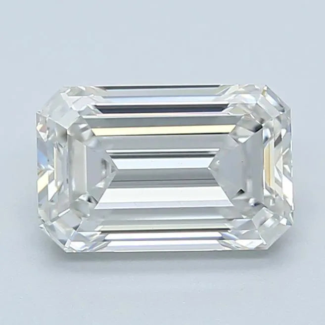 2.52ct Emerald Lab Grown Diamond (Colour F, Clarity VVS2, IGI Certified)