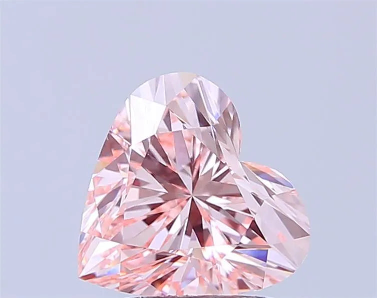 2.52ct Heart Lab Grown Diamond (Colour Fancy Intense Pink, Clarity VVS2, IGI Certified)