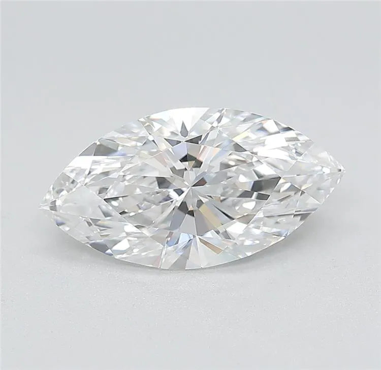 2.52ct Marquise Lab Grown Diamond (Colour D, Clarity IF, Cut EX, IGI Certified)