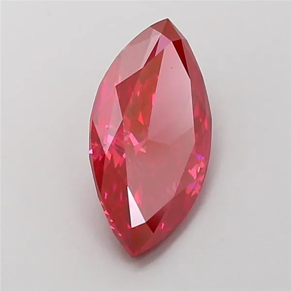 2.52ct Marquise Lab Grown Diamond (Colour Fancy Vivid Red, Clarity VVS2, Uncertified)
