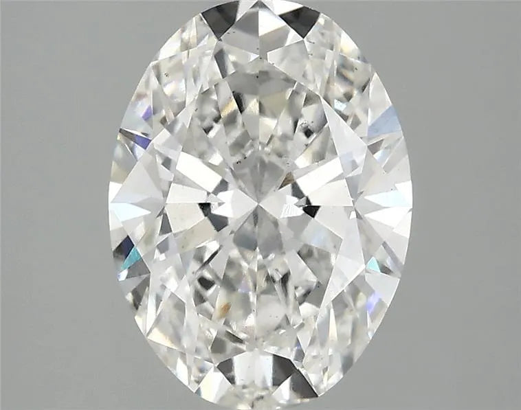 2.52ct Oval Lab Grown Diamond (Colour F, Clarity SI1, IGI Certified)