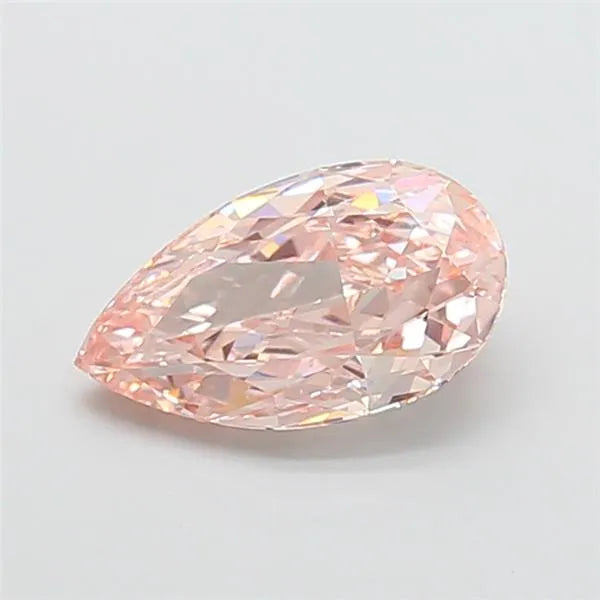 2.52ct Pear Lab Grown Diamond (Colour Fancy Intense Pink, Clarity VS1, IGI Certified)