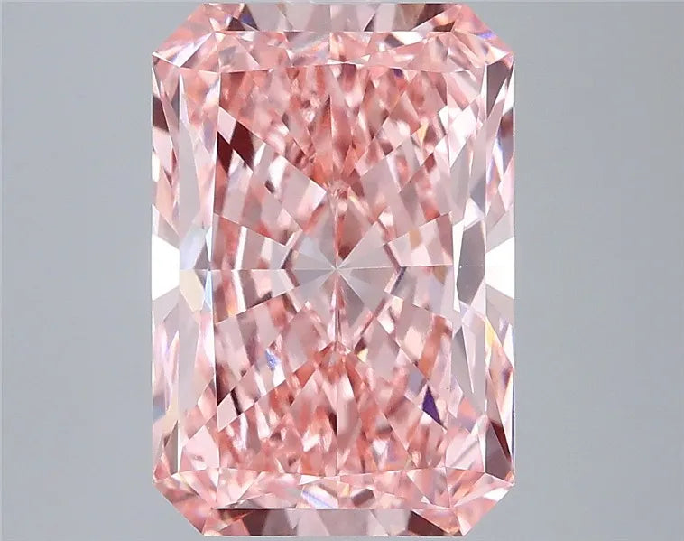 2.52ct Radiant Lab Grown Diamond (Colour Fancy Vivid Pink, Clarity VVS2, IGI Certified)