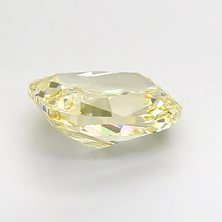 2.53ct Cushion modified Lab Grown Diamond (Colour Fancy Yellow, Clarity VVS2, IGI Certified)