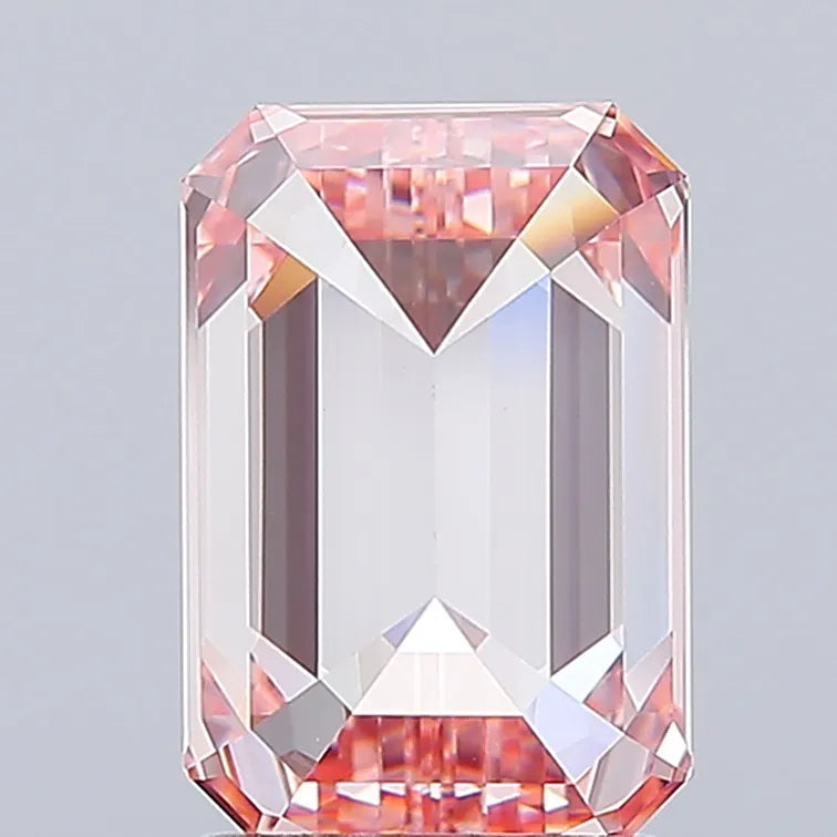 2.53ct Emerald Lab Grown Diamond (Colour Fancy Intense Pink, Clarity VVS2, IGI Certified)