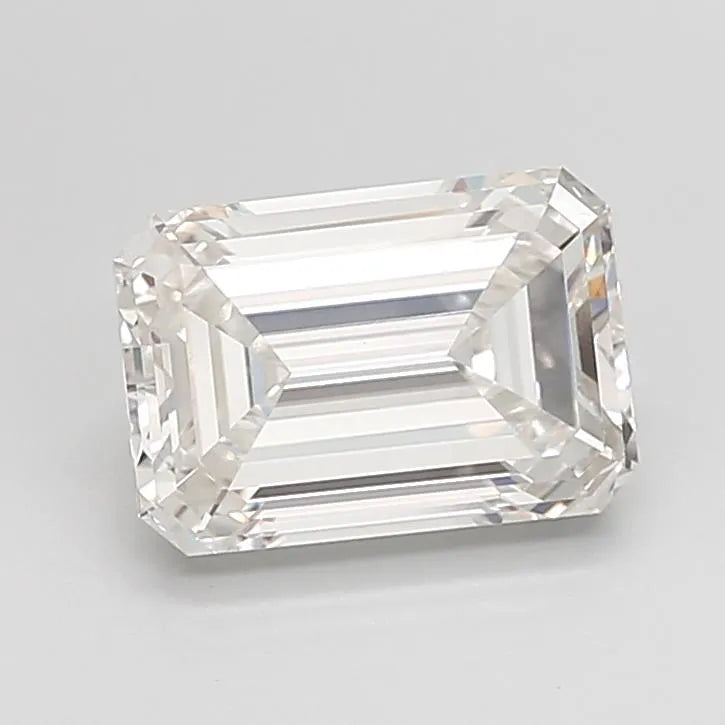2.53ct Emerald Lab Grown Diamond (Colour G, Clarity VVS2, IGI Certified)