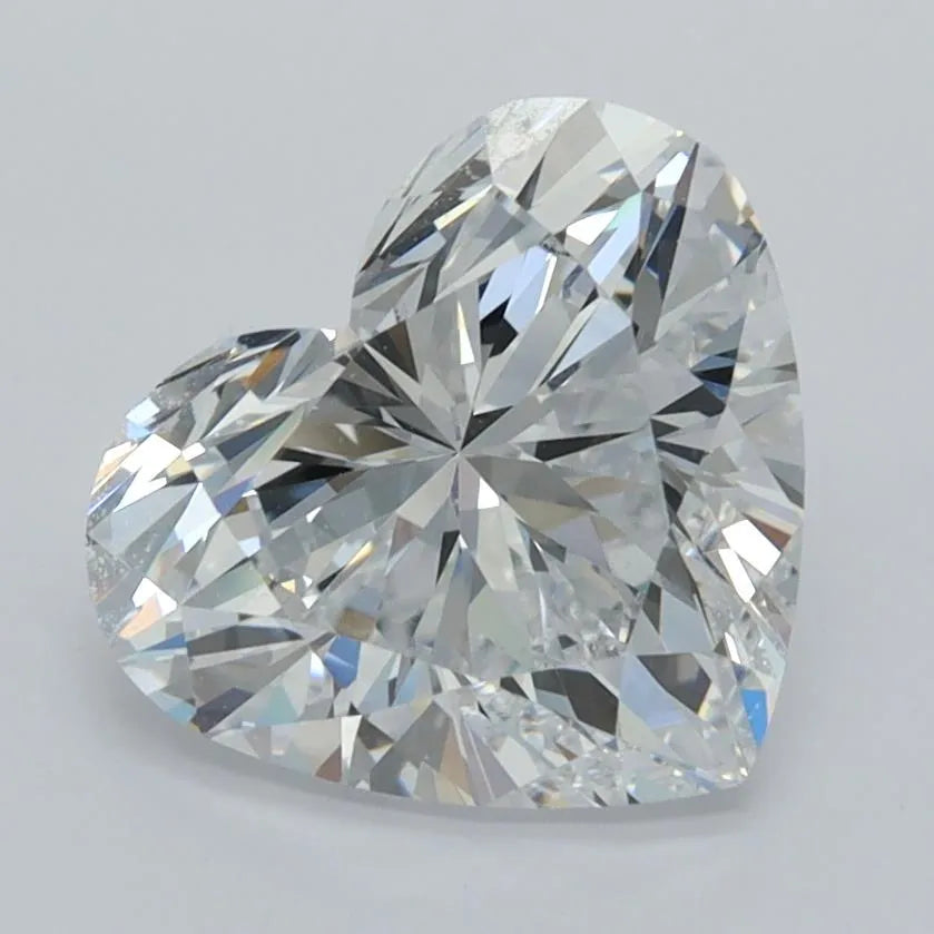 2.53ct Heart Lab Grown Diamond (Colour D, Clarity VVS1, IGI Certified)