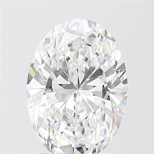 2.53ct Oval Lab Grown Diamond (Colour D, Clarity VVS2, IGI Certified)