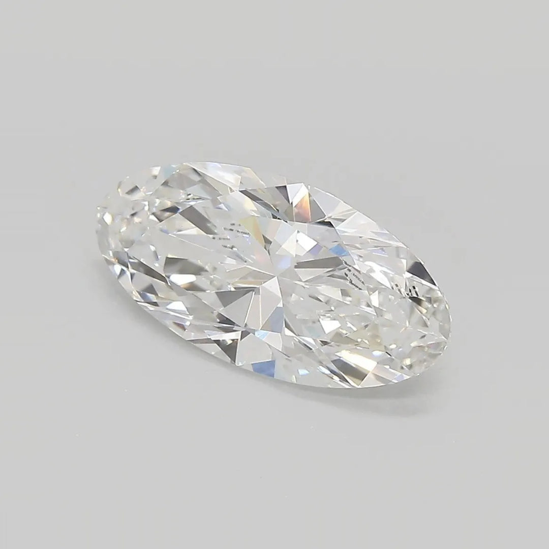 2.53ct Oval Lab Grown Diamond (Colour E, Clarity VVS2, IGI Certified)