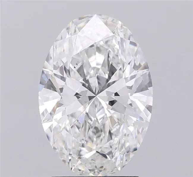 2.53ct Oval Lab Grown Diamond (Colour F, Clarity VVS2, IGI Certified)