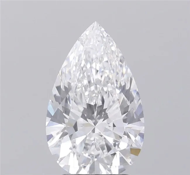 2.53ct Pear Lab Grown Diamond (Colour E, Clarity VVS2, IGI Certified)