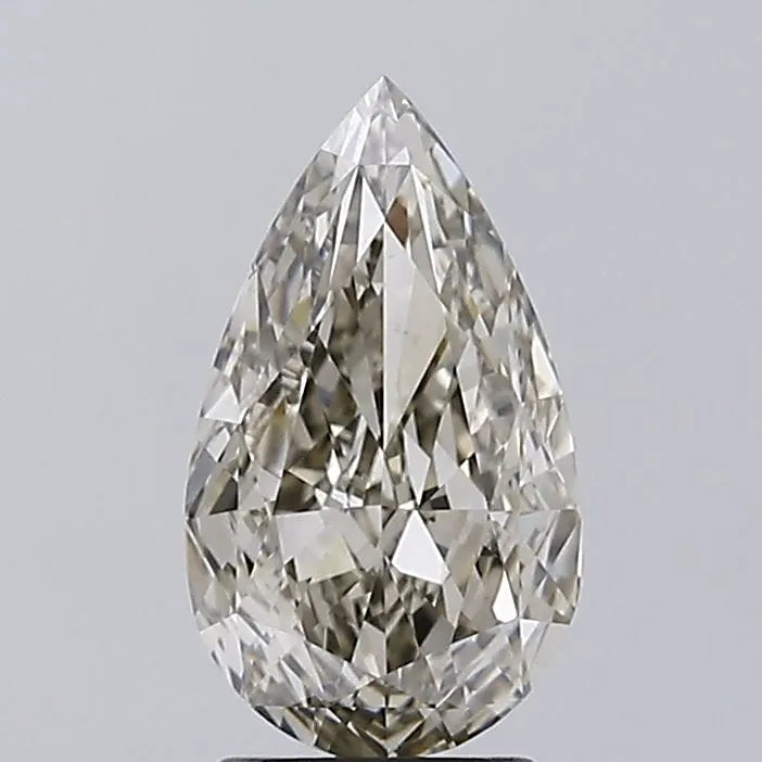 2.53ct Pear Lab Grown Diamond (Colour K, Clarity VVS2, IGI Certified)