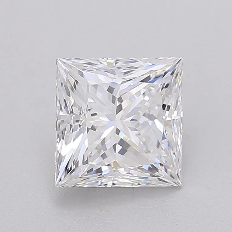 2.53ct Princess Lab Grown Diamond (Colour E, Clarity VVS1, IGI Certified)