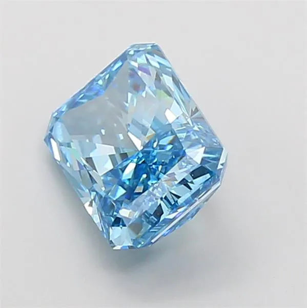 2.53ct Radiant Lab Grown Diamond (Colour Fancy Vivid Blue, Clarity VS1, IGI Certified)