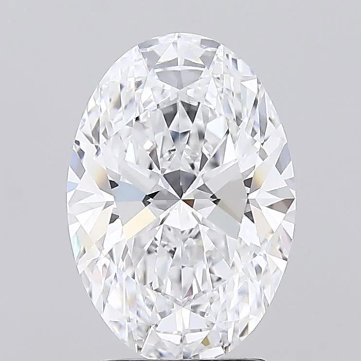 2.54ct Oval Lab Grown Diamond (Colour D, Clarity IF, IGI Certified)