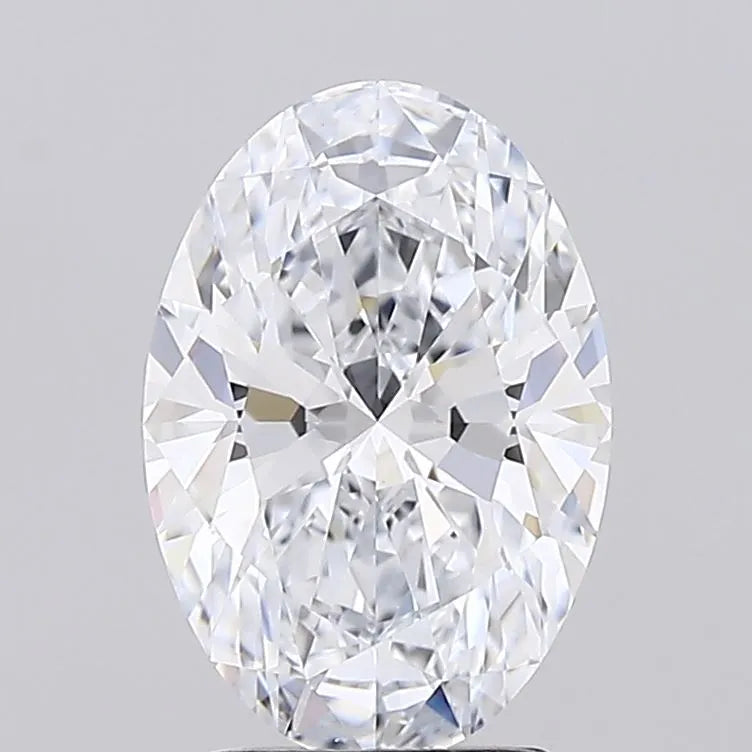 2.54ct Oval Lab Grown Diamond (Colour E, Clarity IF, IGI Certified)