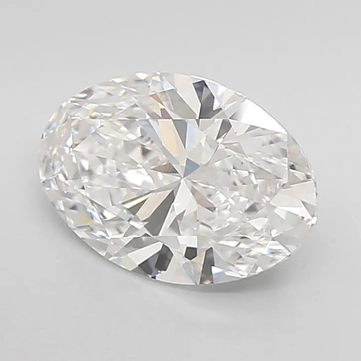 2.54ct Oval Lab Grown Diamond (Colour E, Clarity VVS2, IGI Certified)
