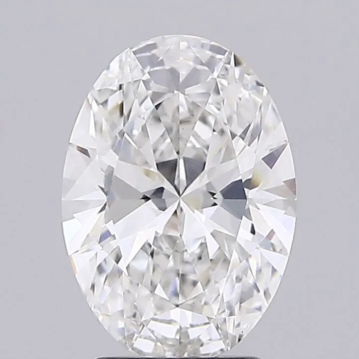 2.54ct Oval Lab Grown Diamond (Colour F, Clarity VVS2, IGI Certified)