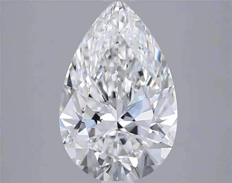 2.54ct Pear Lab Grown Diamond (Colour E, Clarity VVS2, IGI Certified)