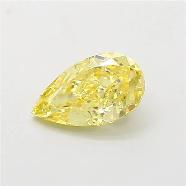 2.54ct Pear Lab Grown Diamond (Colour Fancy Vivid Yellow, Clarity VS1, Uncertified)