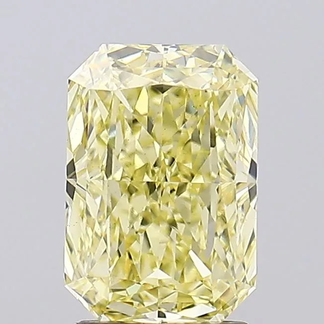 2.54ct Radiant Lab Grown Diamond (Colour Fancy Yellow, Clarity VS1, IGI Certified)