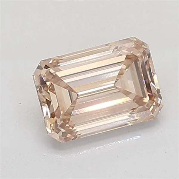 2.55ct Emerald Lab Grown Diamond (Colour Fancy Brown, Clarity VS1, Uncertified)