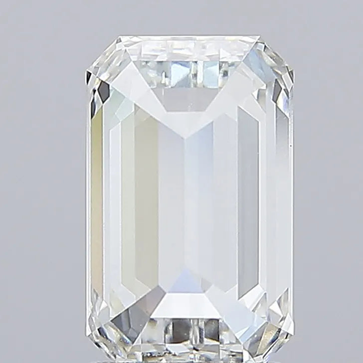 2.55ct Emerald Lab Grown Diamond (Colour G, Clarity VVS2, IGI Certified)