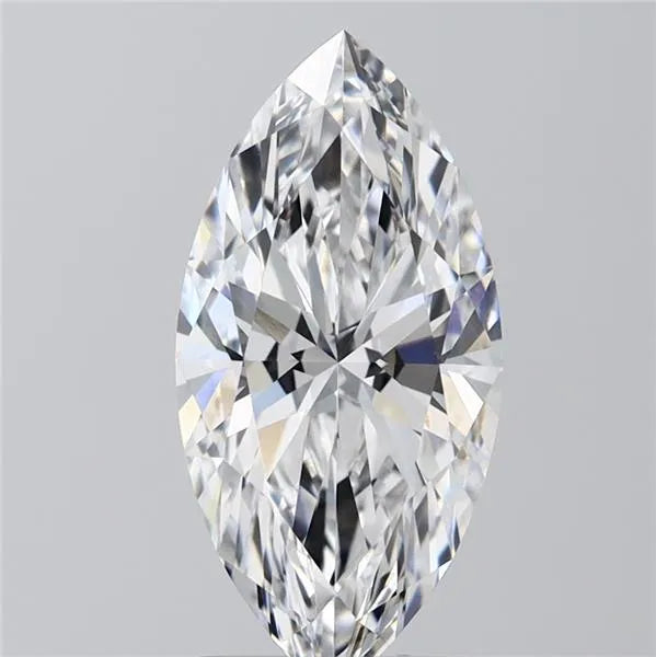 2.55ct Marquise Lab Grown Diamond (Colour D, Clarity VVS2, IGI Certified)