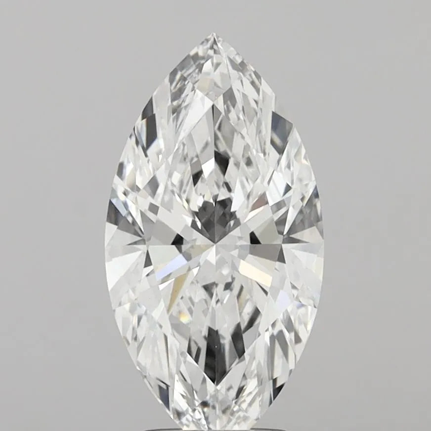 2.55ct Marquise Lab Grown Diamond (Colour D, Clarity VVS2, IGI Certified)