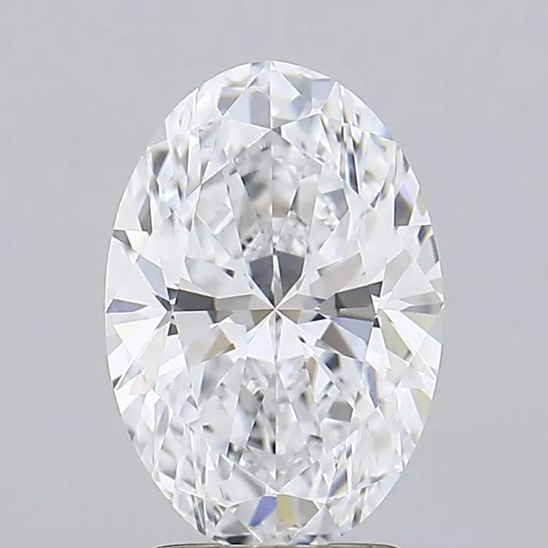 2.55ct Oval Lab Grown Diamond (Colour D, Clarity IF, IGI Certified)
