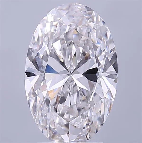 2.55ct Oval Lab Grown Diamond (Colour E, Clarity VVS1, IGI Certified)