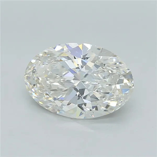 2.55ct Oval Lab Grown Diamond (Colour G, Clarity VVS2, IGI Certified)