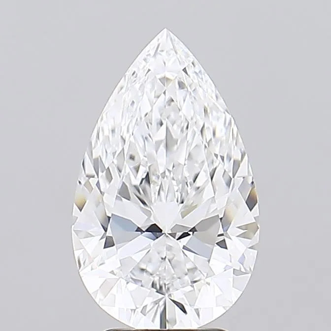 2.55ct Pear Lab Grown Diamond (Colour D, Clarity IF, IGI Certified)