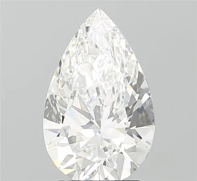 2.55ct Pear Lab Grown Diamond (Colour E, Clarity VVS2, IGI Certified)