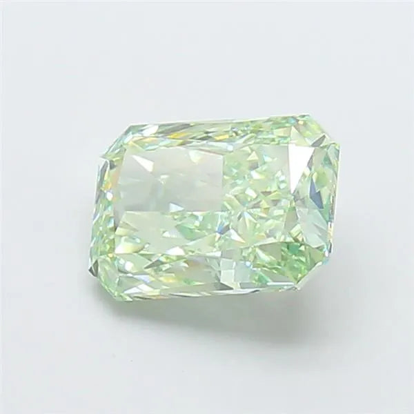 2.55ct Radiant Lab Grown Diamond (Colour Fancy Vivid Green, Clarity VVS2, IGI Certified)