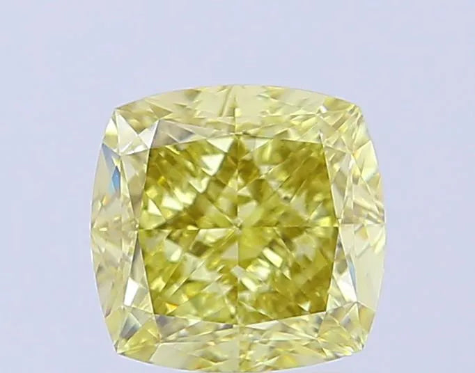2.56ct Cushion modified Lab Grown Diamond (Colour Fancy Intense Yellow, Clarity VS1, IGI Certified)