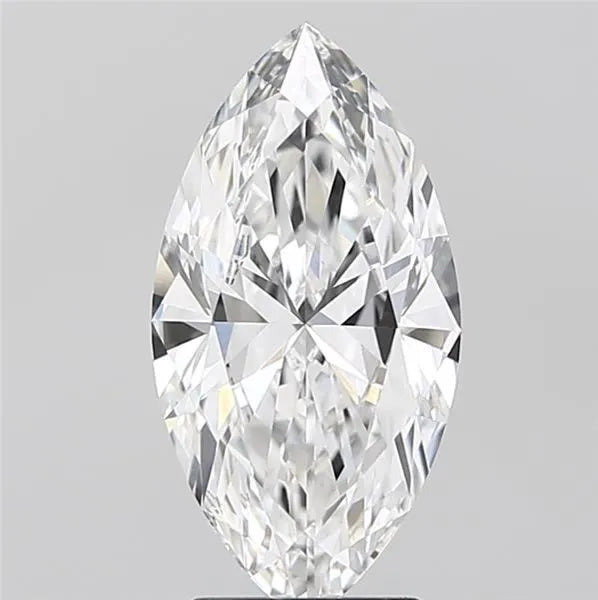 2.56ct Marquise Lab Grown Diamond (Colour E, Clarity VVS2, IGI Certified)